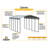 Galvanized Steel Carport, 12X29X9-90469404