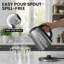 SUPERLEX 1.7L Stainless Steel Electric Tea Kettle