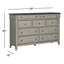Commode double 9 tiroirs Cathleen