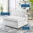 Commix Down Filled Overstuffed Performance Velvet Armless Chair-1991758115