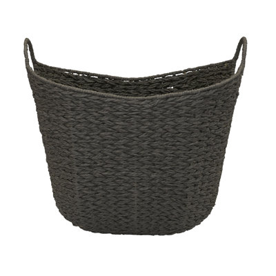 Household Essentials Handwoven Jute Storage Bin