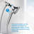 Water Saving/Powerful Pulse/Natural Rainfall/Massage/Powerful Rainfall/Powerful Pulse&Massage/Super Rainspray Adjustable Shower Head with Water Filtration-91205614