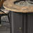 30Inch Round Fire Pit Table Propane Fire Table With Lava Rocks