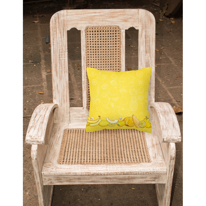 Coussin intérieur/extérieur fruits et légumes, 18 po x 18 po