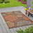 Brown Rectangle Polypropylene 5'3" X 7'6" Rug