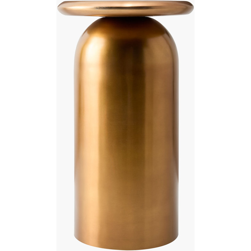 Vesana VSNA-002 20"H X 12"W X 12"D End Table, Gold