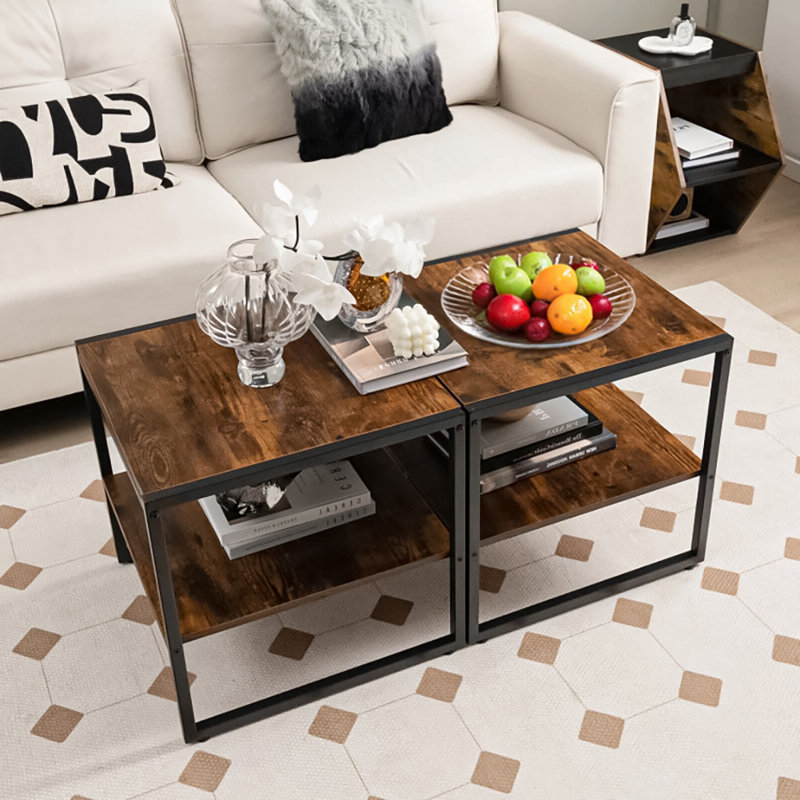 Top End Table Set End Table with Storage