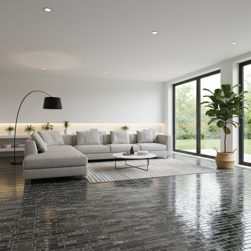 Bristol Glass Linear Mosaic Wall Tile