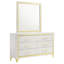 Commode 6 tiroirs avec miroir Malcolm