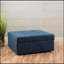 Larkin Contemporary Tufted Storage Ottoman with Rolling Casters and Ample Space, Perfect for Modern Living Rooms
