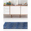 Tapis bleu marine et doré Glam-86615390