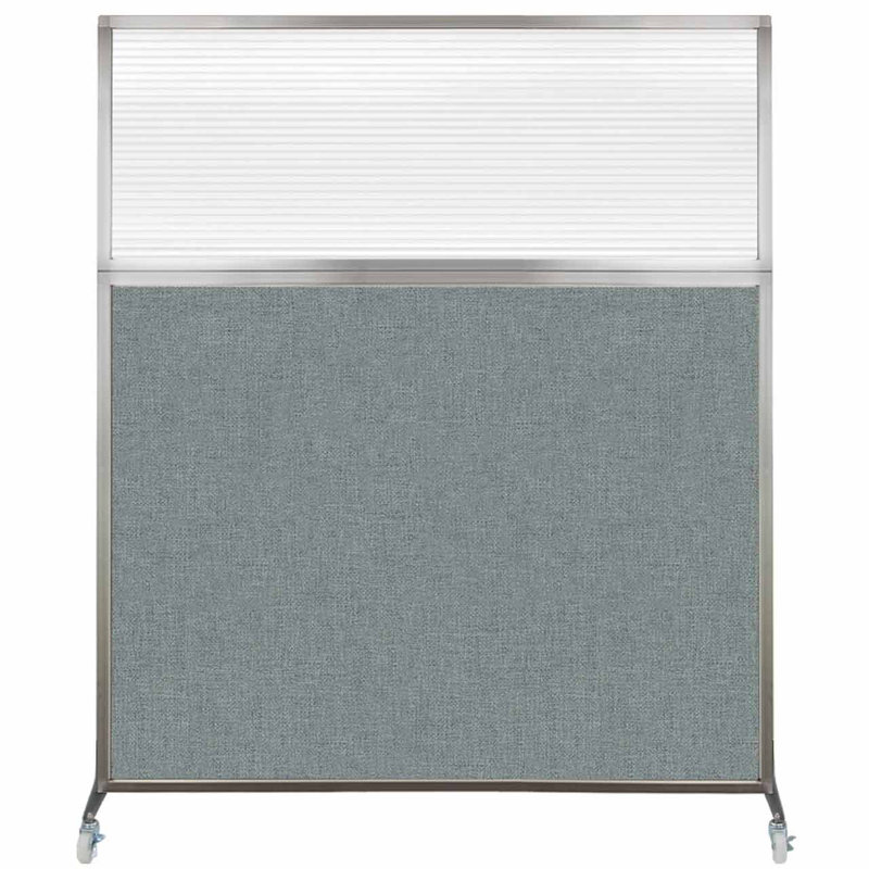 Cloison de bureau Hush, Longueur 72 po, Bleu royal