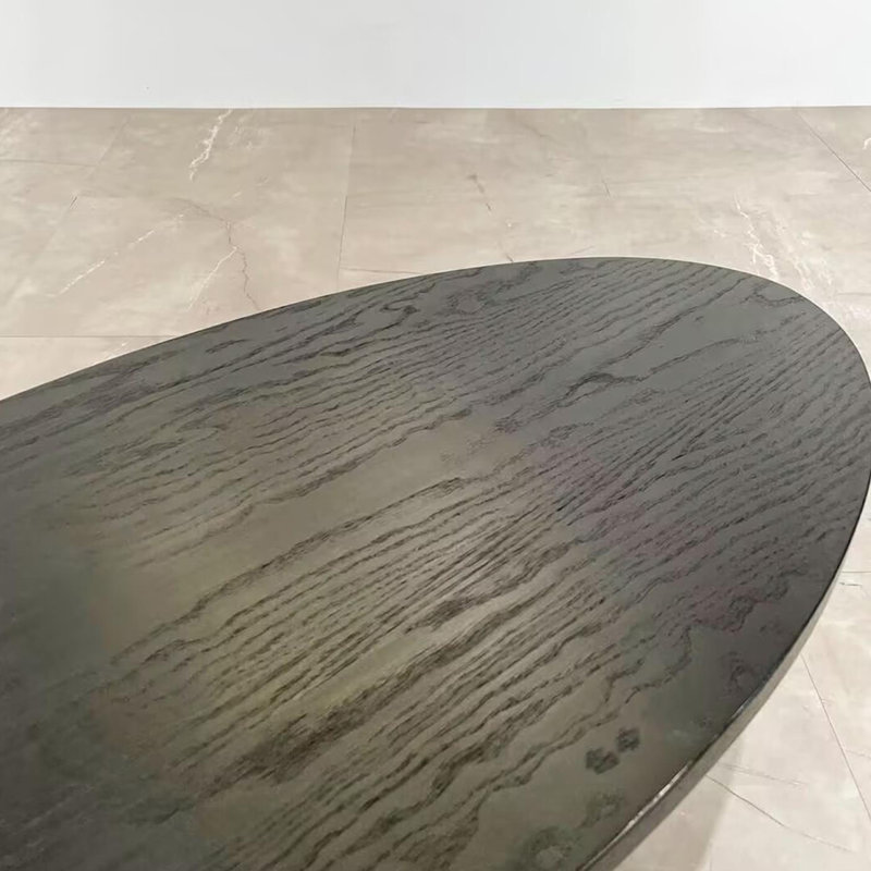 Solid Wood Coffee Table with Spacious Top