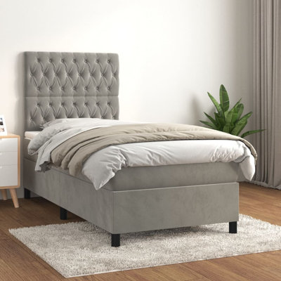 Box Spring Bed with Mattress