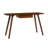 Modern Writing Desk with Drawer, 53 Inch Walnut Office Computer Desk for Small Spaces, Study Table