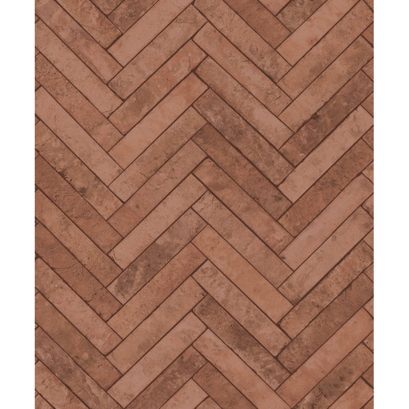 Rouleau de papier peint Brick and More Collection, Rouge