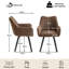 Linen Blend Upholstered Armchair-186096036-186096035-186096045