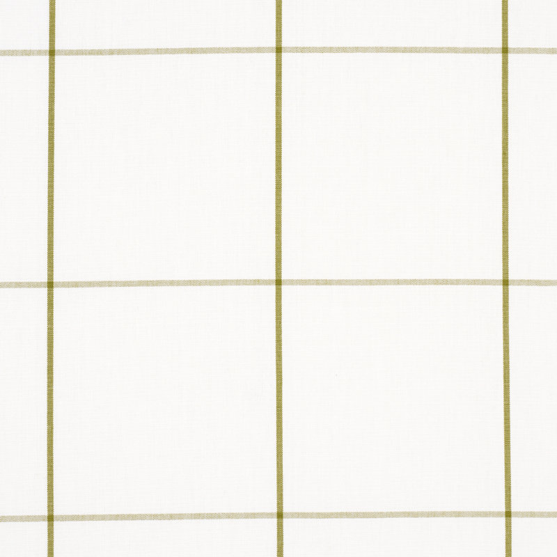 Schumacher x Veere Grenney Woodman Check Fabric, Green