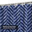 Rideau de douche Folk Herringbone Indigo-555470045