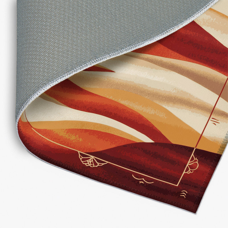 Crimson Drift Indoor And Outdoor Area Rug, Rectangle 8' x 10'