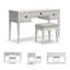 Ensemble coiffeuse avec tabouret Dadrianna