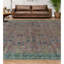 Canterbury Oriental Area Rug in Rust