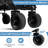 Collapsible Foldable Portable Utility 240L Capacity Wagon Garden Cart with Pedal Brake-94237702