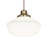 1 - Light Antique Brass Single Pendant