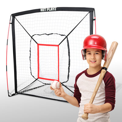Filet d'entraînement portatif pour baseball et balle molle