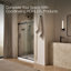 Levity 47.58" x 74" Bypass Shower Door with CleanCoat® Technology-741984735-741984733