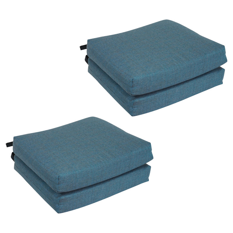 Outdoor 3'' Seat Cushion, Scope Ocean