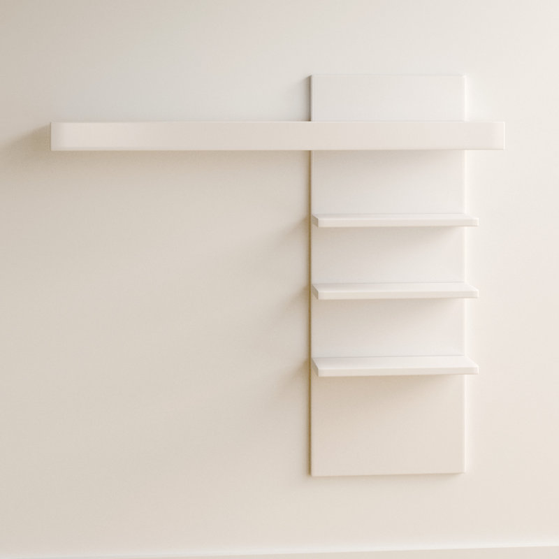 Luann 4 Piece Floating Shelf