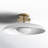 Jude 1-Light Dimmable Steel Semi Flush Mount with Glass Shade-70337351-70337352