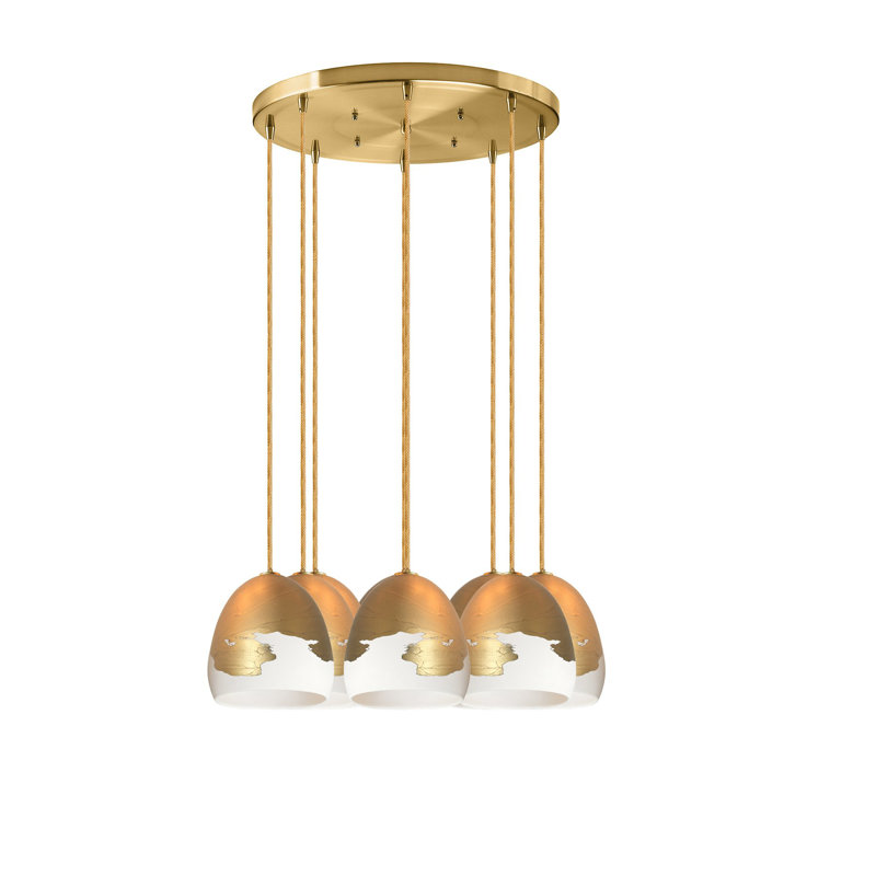 8 - Light Chandelier, 48" H x 18" W x 18" D