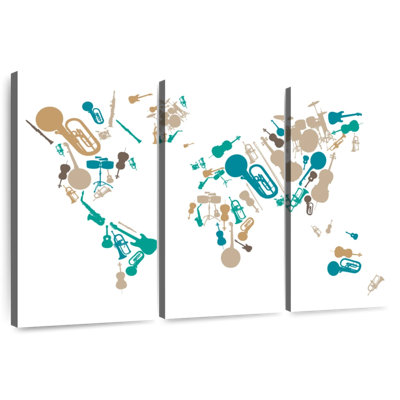 Carte du monde musical Abarca