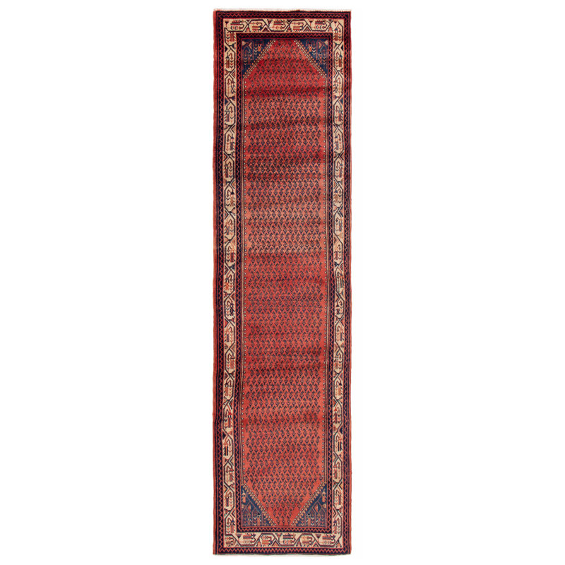 Tapis rouge Royal Sarough 3 pi 5 po x 13 pi 3 po