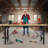 59.2'' W Manufactured Wood Top Height-Adjustable Workbench with Wheels