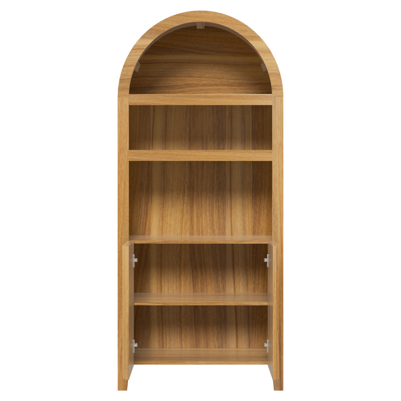 70.9" H Arched Display Cabinet, Nature