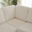 Canapé d'angle surdimensionné en velours côtelé de 110 pouces, canapé d'angle en forme de L avec deux espaces de rangement, port USB et port Type-C et porte-gobelet, sièges rembourrés confortables à assise profonde pour le salon (non librement combinables)-431304243