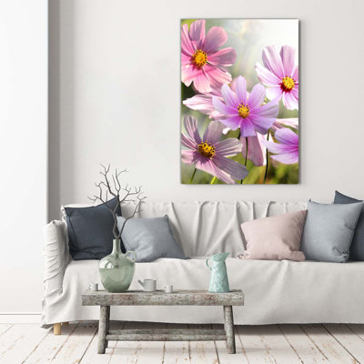 Field Flowers - Wrapped Canvas Print