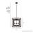 Hunter 18 Inch Doherty 4 Light Chandelier Ceiling Light Fixture-70776568-70776567