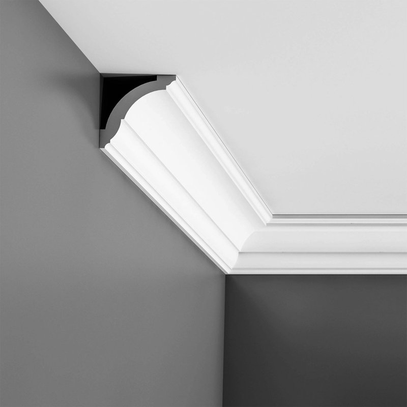 White Polystyrene Crown Moulding Set of 11