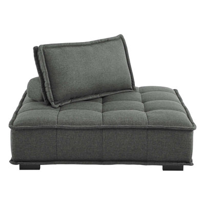 Modway Saunter Tufted Fabric Armless Chair