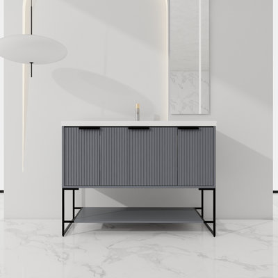 Meuble-lavabo 48 po avec lavabo en résine