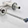 Double Handle Bridge Kitchen Faucet With Side Spray