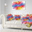 Color Explosion - Coussin décoratif à imprimé abstrait-29842588-29842591