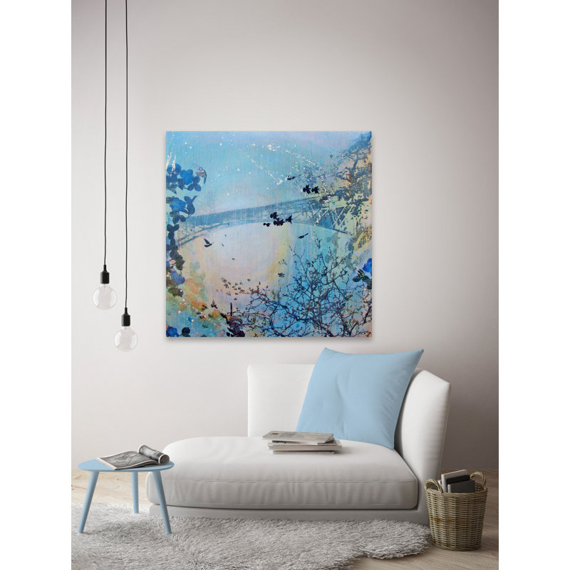 Annulus Wrapped Canvas Painting, 46 cm H x 46 cm W