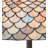 62" High Tiffany Fishscale Floor Lamp