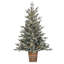 4' H Lighted Artificial Pine Christmas Tree
