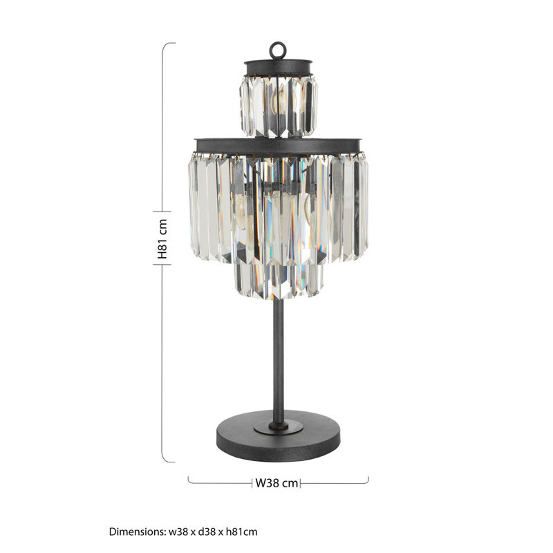 Crystal Table Lamp